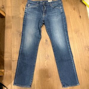 AG Everett Slim Straight Blue Denim Jeans
